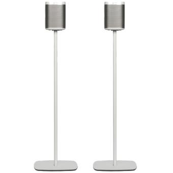 Support Pied Flexson Floorstand pour Sonos Play:1 Blanc (Paire)