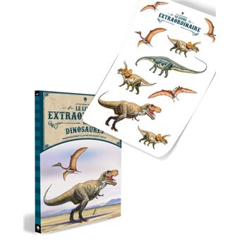 Pack Livre extraordinaire des dinosaures + stickers