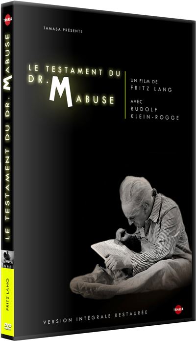 Le Testament du Dr. Mabuse DVD