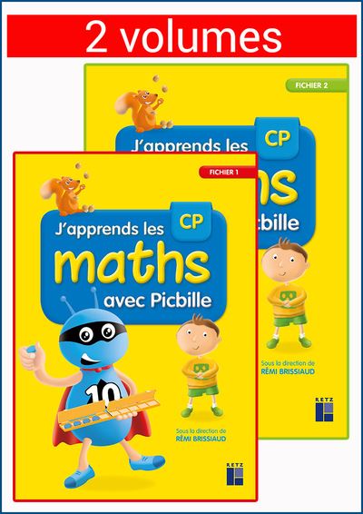 J Apprends Les Maths Avec Picbille Cp 2 Volumes Sous Blister Fichier De L Eleve En 2 Volumes Coffret Remi Brissiaud Pierre Clerc Andre Ouzoulias Achat Livre Fnac