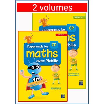 J Apprends Les Maths Avec Picbille Cp 2 Volumes Sous Blister Fichier De L Eleve En 2 Volumes Remi Brissiaud Pierre Clerc Andre Ouzoulias Achat Livre Fnac