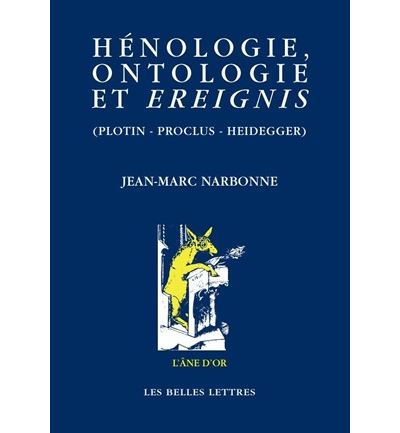 Hénologie, ontologie et Ereignis