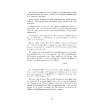 Cinq années de ma vie, 1894-1899