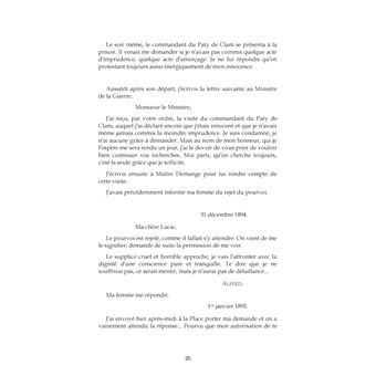 Cinq années de ma vie, 1894-1899