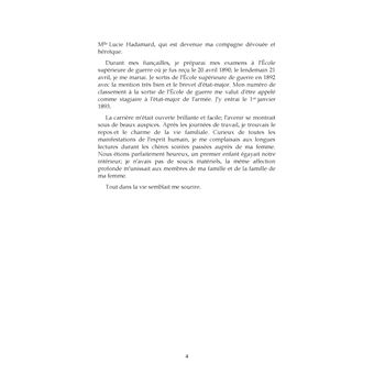 Cinq années de ma vie, 1894-1899