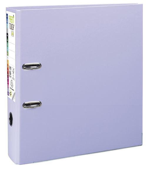 EXA ORDNER PVC MET. RAND D80 A4 PASTEL LILA