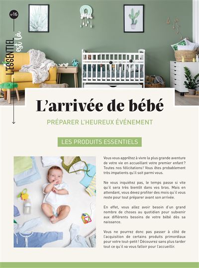 L Arrivee De Bebe Preparer L Heureux Evenement Broche Collectif Achat Livre Fnac