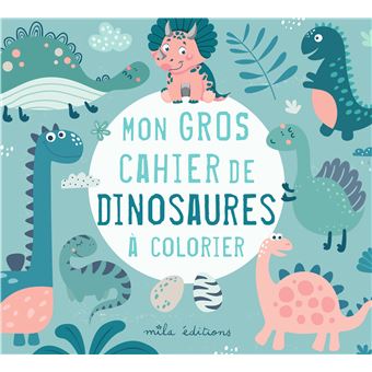 Mon gros cahier de dinosaures à colorier