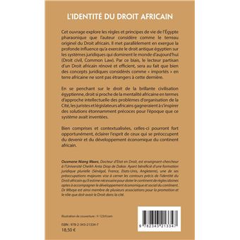 L'identité du droit africain