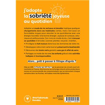 J'adopte la sobriété joyeuse au quotidien