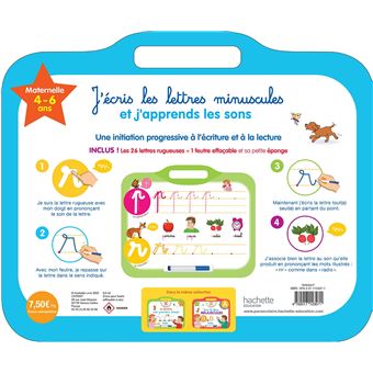Sami et Julie - Ardoise J'écris les lettres minuscules 4-6 ans