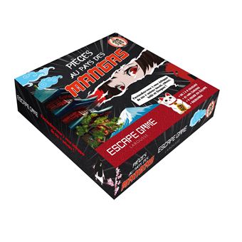Coffret Escape game - Pièges au pays des mangas