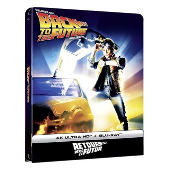 Retour vers le futur (Back to the Future) Trilogy STEELBOOK 4K + Blu-Ray -  NEUF
