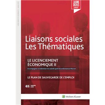 Le licenciement économique II