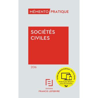 Mémento Sociétés civiles 2016 - 1