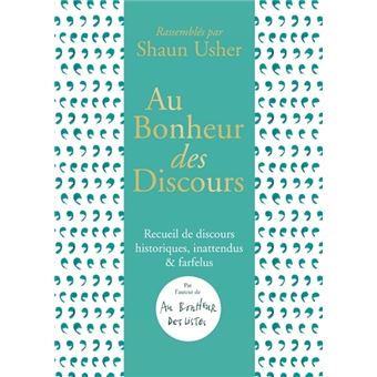 Au bonheur des discours