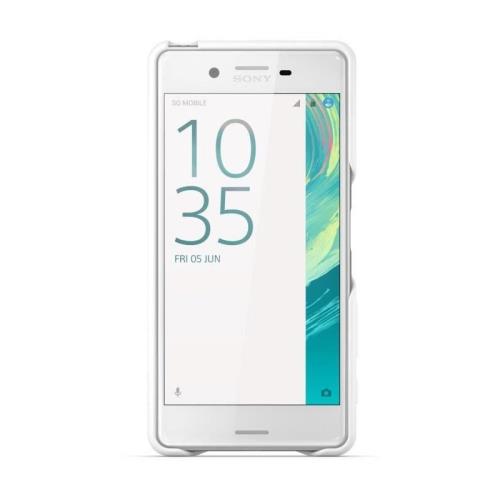 Etui Sony Style Back Cover pour Xperia X Performance Blanc