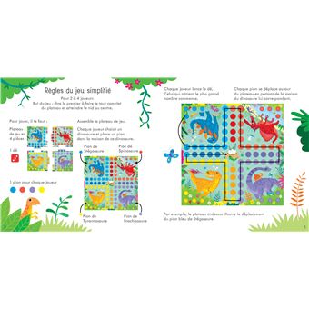 Les dinosaures - Mon jeu des petits chevaux