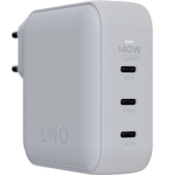 LINQ Connects, Chargeur de Maison 140W, Technologie GaN2, Connexion USB-C, Technologie de