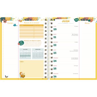 Agenda familial Mémoniak de Editions 365 - Grand Format - Livre - Decitre