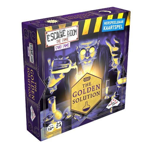 Jeux De Société Escape Cardgame: The Golden Solution Identity Games Version En Néerlandais