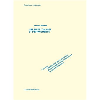 Écrire l'Art II, 2020-2021