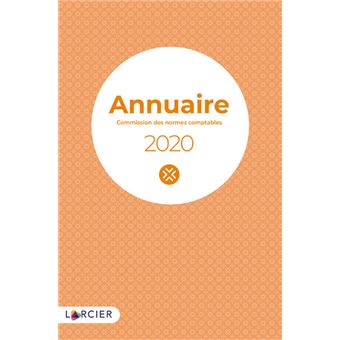Annuaire 2020 CNC - Commission des normes comptables
