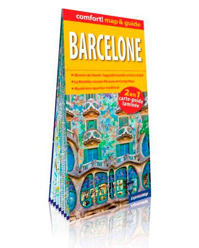 Barcelone (comfort !map&guide, carte laminée)