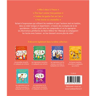 Les expressions sur les nombres expliquées et racontées aux enfants