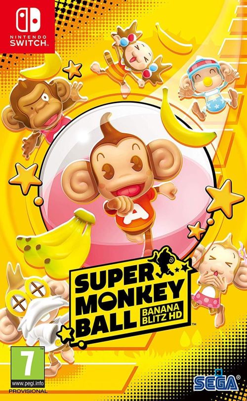 Pochette avant du jeu Super Monkey Ball Banana Blitz HD Nintendo Switch