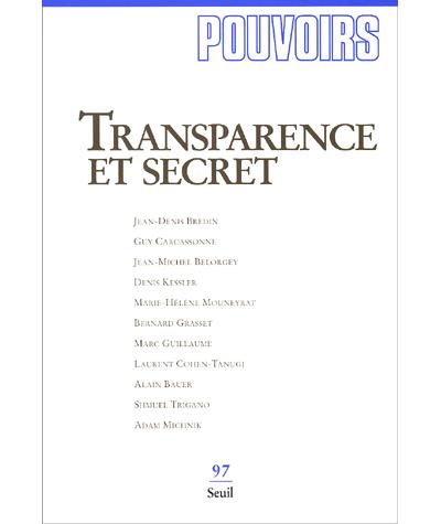 Transparence et secret