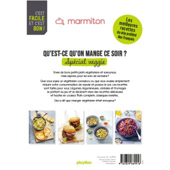 Qu'est ce qu'on mange ce soir ? Marmiton - Spécial veggie