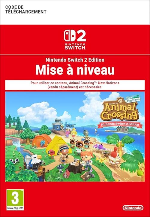 mise à niveau Animal Crossing: New Horizons