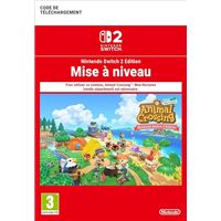 Code de téléchargement mise à niveau Animal Crossing: New Horizons Nintendo Switch 2
