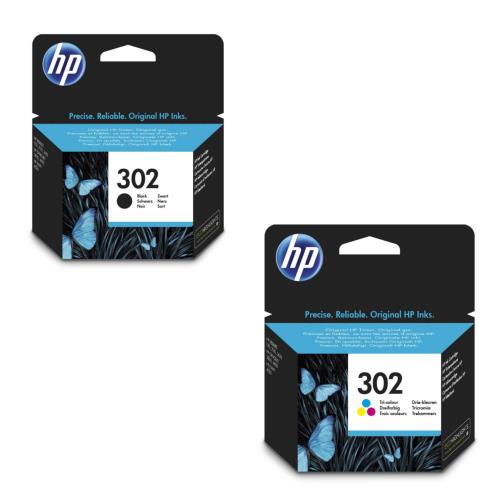 Uiterlijk inkomen Afhankelijkheid HP 302 Pack zwart + kleur - Inktcassette kleur - Fnac.be