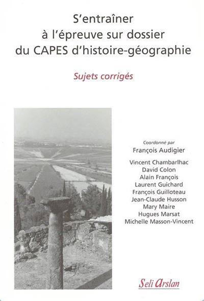 S'entraîner à l'épreuve du dossier du capes
