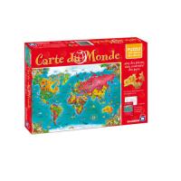 1 avis sur Dujardin Puzzle 330 pièces Carte du Monde - Puzzle | fnac