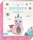 Animal pompon - caticorn - mini coffret avec accessoires
