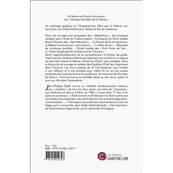La Nature ce Grand Livre ouvert