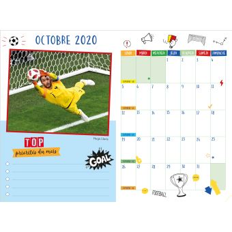 Mon agenda scolaire Foot 2020-2021