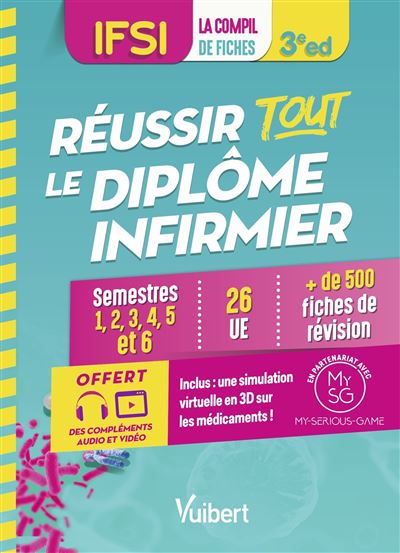 Réussir tout le Diplôme infirmier en 500 fiches de révision