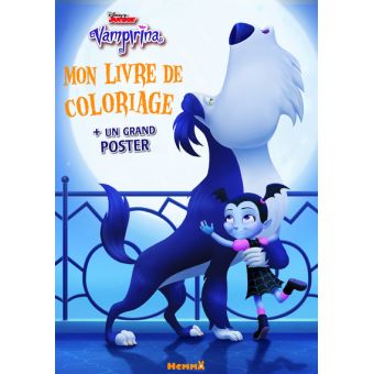 Disney Vampirina Mon livre de coloriages + un grand poster