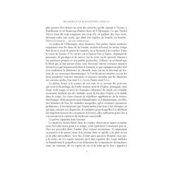 Mesmer et le magnétisme animal