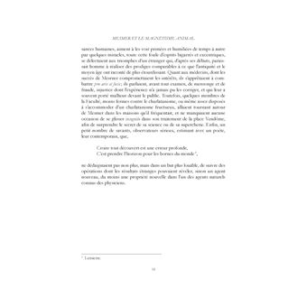 Mesmer et le magnétisme animal