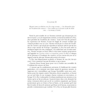 Mesmer et le magnétisme animal