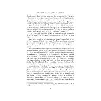 Mesmer et le magnétisme animal