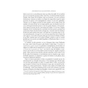 Mesmer et le magnétisme animal