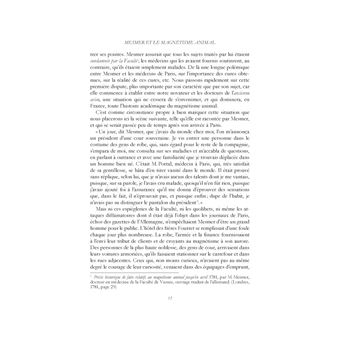 Mesmer et le magnétisme animal