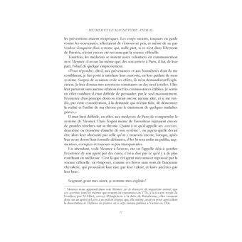 Mesmer et le magnétisme animal