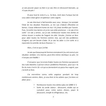 Fini les dettes !